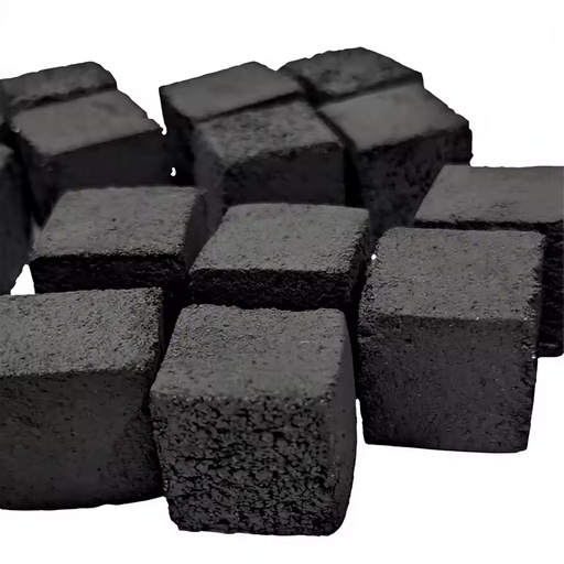 Wholesale Eco-friendly High Hardness Coconut Charcoal Briquettes for Hookah Machine-Made 25x25x25mm Indonesian Manufacturer