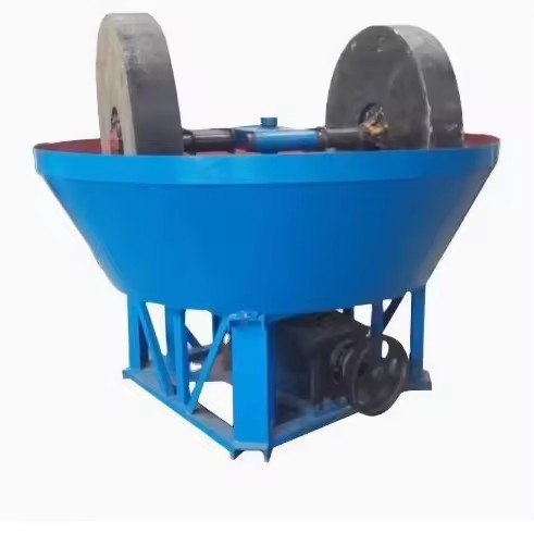 Factory Price Wet Pan Mill Gold Mill Popular in Africa South America for Gold Silver Lead Zinc Grinding