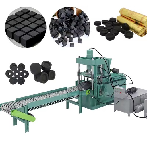 Professional Automatic Hydraulic Shisha Hookah Charcoal Briquette Machine Cubic Shape Charcoal Press