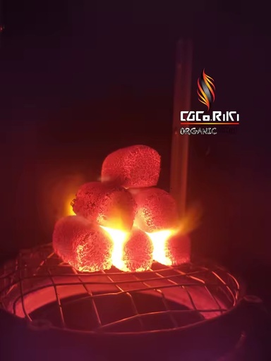 COCORICI Machine-Made Charcoal Briquettes Hard Wood BBQ Fuel High Calorific Value Above 9000 Kcal Kg