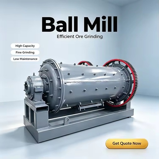 Industrial Ball Mill Grinding Machine for Ore Mineral Powder Processing Equipment