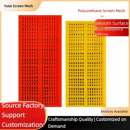 Anti-clogging Tensioned Reinforced Polyurethane Mine Screen Mesh with Longer Life for High Efficiency Screening