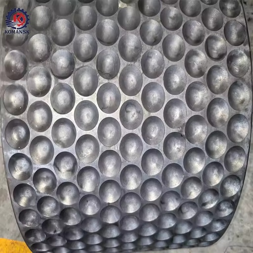 Custom Forged Large Open corrugated and dimpled integral roller shells for pellets&Pressing MachineKOMANSK Exclusive Technology