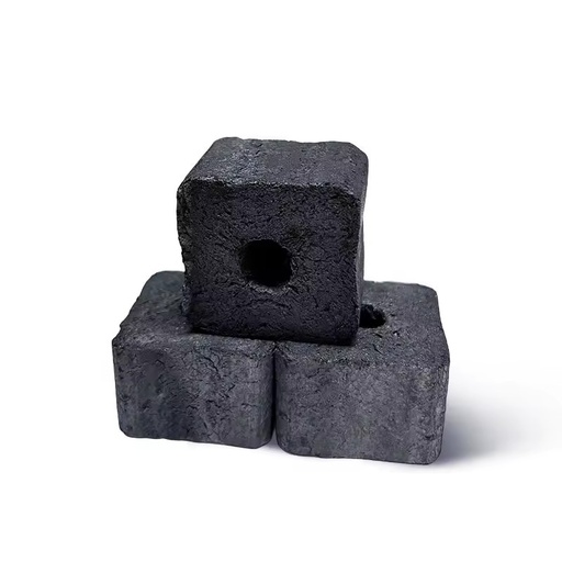 Best Selling Hookah Square Cube Panda Charcoal Bamboo Charcoal Briquettes Compact 38mm Size Fahm Shisha