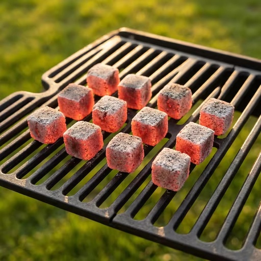 With their cubic form, these briquettes enhance and uplift the savory depths of this opulent hookah journey.