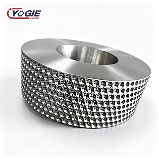 Yogie High Manganese Steel Customized Gorged Ball Press Dimple Roller Shell for Briquette Machine & Crusher Pellet Machine Henan