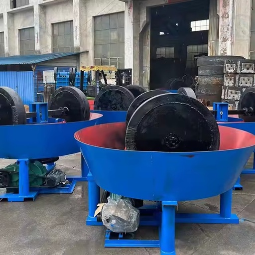 Popular Wheel Dressing 1100 or Gold Grinding Machine Three Rollers Wet Pan Mill