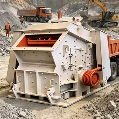 Impact Rock Breaker Machine with Conveyor Mill Adaptability for Rock Processing Production Line Complete Set