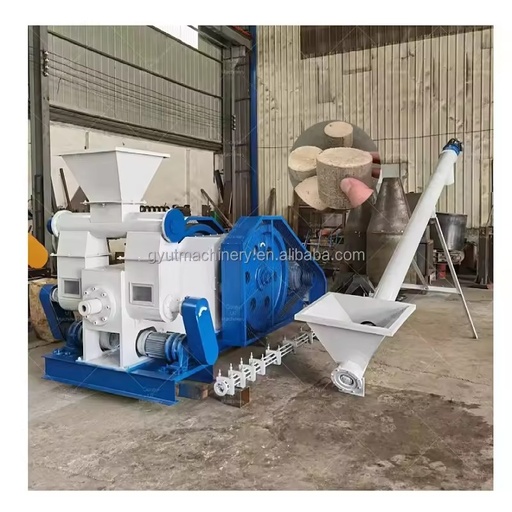 Mechanical Biomass Briquetting Production Line Hydraulic Biomass Briquette Making Machine for Wood/Straw/Sawdust Recycling