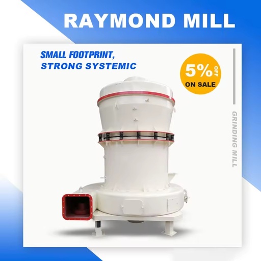 Raymond Grinder Ultra Fine Industrial Cage Mill Machine Engine Bearing 1.0-4 T/h Capacity AC Motor for Stone Rock Powder Making