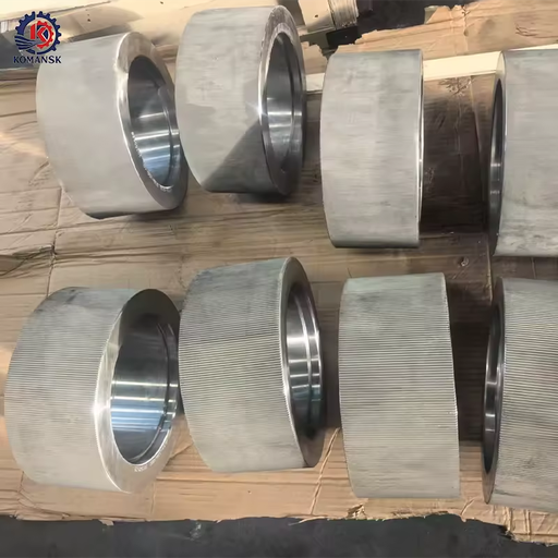 CNC Ball Press Machine Crusher Parts Dimpled Roller Shell for LWM 100-2 Laboratory Rolling Mill Tantalum pulverizer