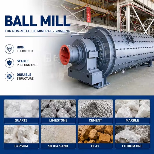 Ball Mill for Cement Small Ball Mills for Gypsum by Alibaba Lime Stone Ball Mill Price Low Energy Stable Performance Large Yield