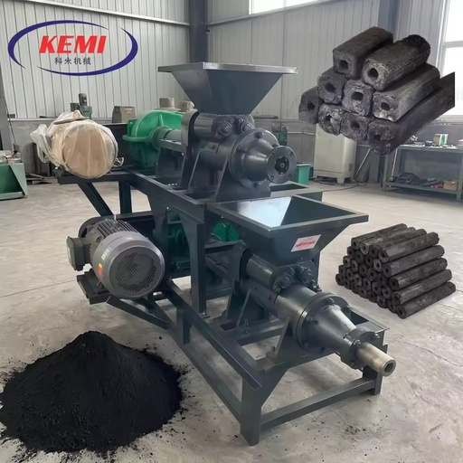 High-Yielding Charcoal Powder Briquette Making Machine BBQ Charcoal Stick Extruder 1.2-1.5T/H Capacity for Fuel Production