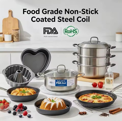 Non-stick Steel Coil O 0.5mm for Frying Pan Cold Rolled