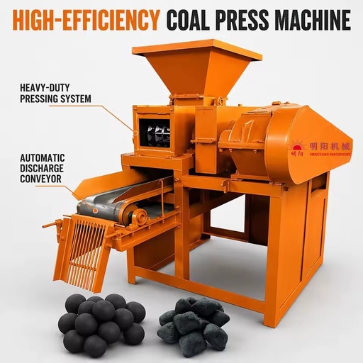 Small Pillow Ball Charcoal Powder Compression Machine Biomass Coal Dust Briquette Press Making Machine
