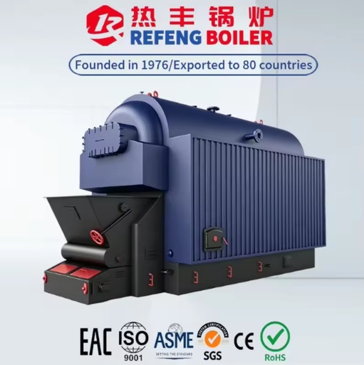 DZL Series Chain Grate Biomass Steam Boiler 1-20t/h Coal Wood Rice Husk Pellet Industrial Steam Boiler