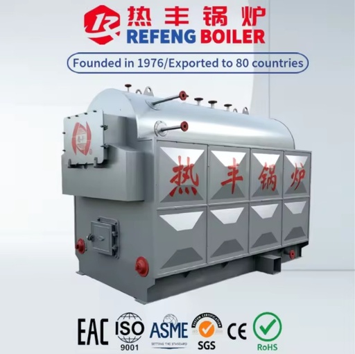 Automatic Chain Grate Biomass Steam Boiler Wood Pellet Rice Husk Fuel Low Emission Industrial Steam Boiler