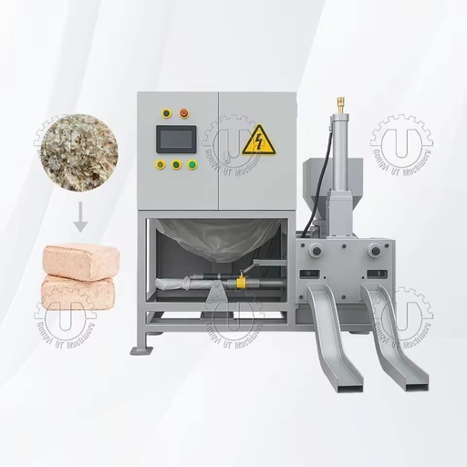 300 Kg/h Biomass Briquetting Press Machine Hydraulic Wood Briquette Press Sawdust Briquette Making Machine
