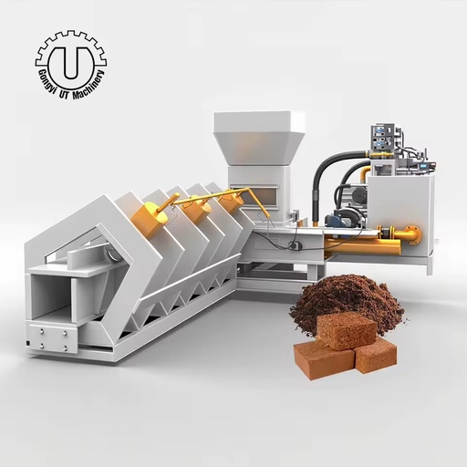 Hydraulic High Efficiency 5kg Cocopeat Block Press Machine 650g Automatic Coco Peat Briquette Machine