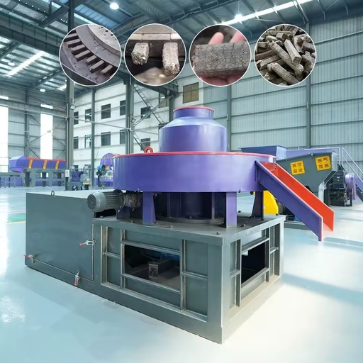 54 Holes RDF Fuel Rods Briquette Making Machine Municipal Waste Sorting Shredding and Reuse RDF Fuel Production Line