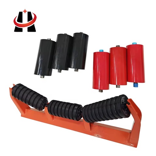 Through Shaft Conveyor Roller Large Diameter Heavy Load Iron Ore Coal Mining Quarry Stone Crushing Bulk Belt Idler Support