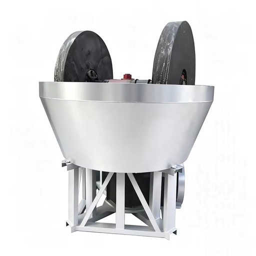 Small Wet Pan Mill 1200 Compact 2-3t/h Capacity Gold Wet Grinder for Medium Scale Local Gold Mines