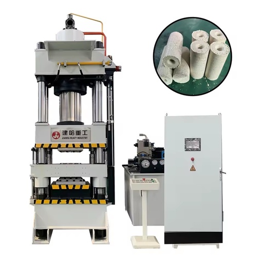 500 Ton Hydraulic Press Machine for Salt Lick Block & Fish Feed Block Making, 12 Cavities High Density Briquette Press