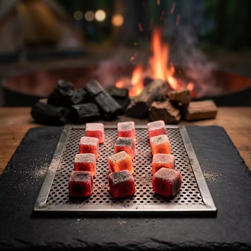 Top choice for those passionate about barbecuing and hookah smoking: premium-grade Indonesian briquette charcoal