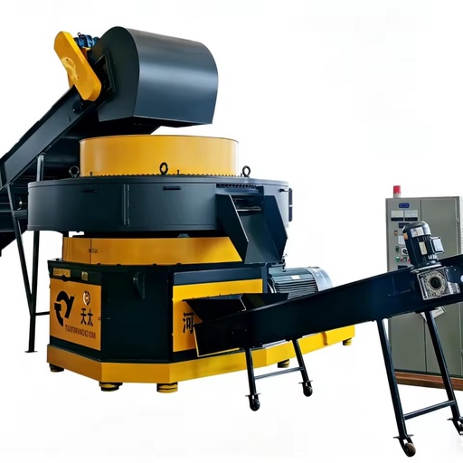 Palm Shred Alfalfa Grass Shredded Paper Briquette Machine with 132KW Power 3.0-4.5t/h Capacity 380V/440V 88 Holes