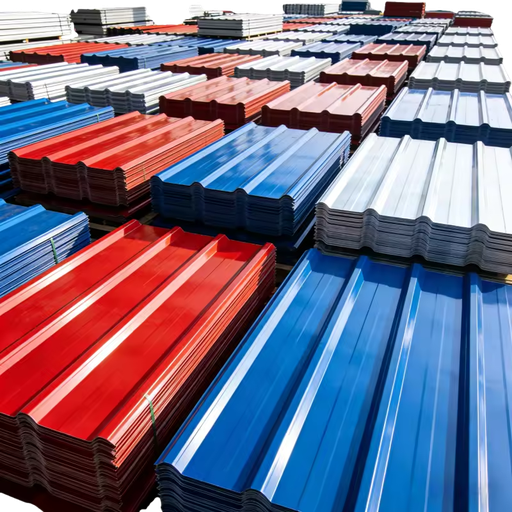 Competitive AiSi Standard Custom Logo Color Prepainted Corrugated Galvalume Coated Steel Roofing Board