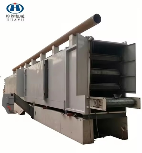 Multi Layers Chain Plate Dryer Machine for Coal Briquette Charcoal Rod Sawdust Biomass Pellet Continuous Drying Equipment