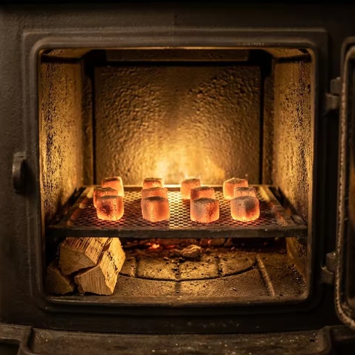 High-grade coconut shell charcoal, formed into activated carbon briquettes, serves as the base for Indonesian shisha.