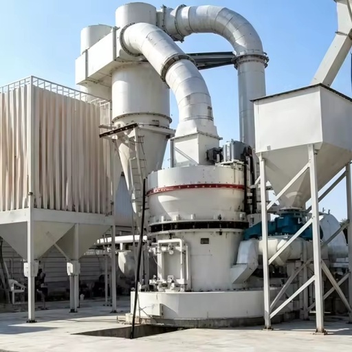 Complete Raymond Mill Grinding Plant with Engine Motor Bearing for Calcite Limestone Powder Production Dust Collector