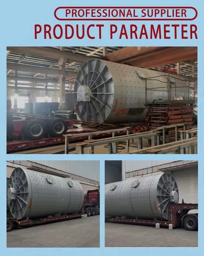 Single Continuous Ball Mill Large Horizontal Grinding Mill for Mineral Processing Customizable Capacity