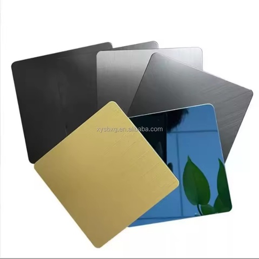 304/316L PVDF Coated Stainless Steel Color Sheet ASTM Anti-Fingerprint Architectural Cladding Elevator Panel Interior Design