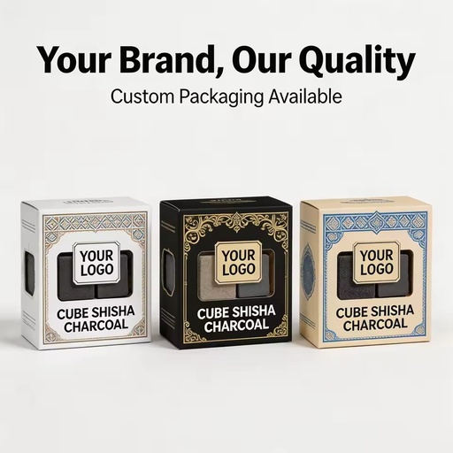 New Arrival Solid Shisha Charcoal Bag Briquettes Coconut Shell Hookah Charcoal Cube Smokeless Coco Coal Briquettes