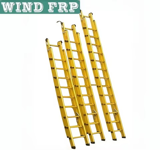 FRP Platform Ladder with Anti-Corrosion and Light Weight for Chemical Plant Operations 50mm Diameter