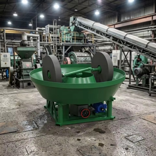 Popular Low Investment Solid Frame Wear Resistant High Gold Recovery Rate Wet Pan Mill for Small Miners
