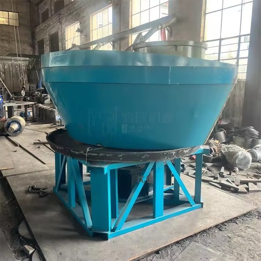 Gold Ore Wet Pan Mill Mineral Processing Wet Mill Dry Powder Mixed Quartz Sand Gold Beneficiation Machine 0.5t/h