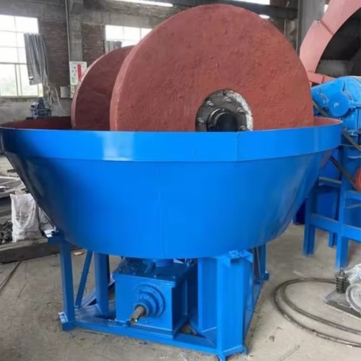 Double Roller Gold Selection Machine AC Motor Mining Mixed Mercury Wet Mill Fully Automatic Copper Ore Grinding Machine for