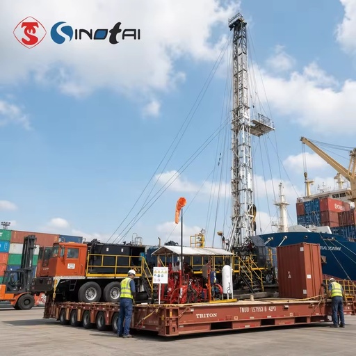 Professional ZJ550 Truck Mounted Drilling Rig
