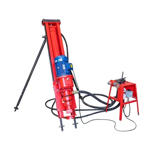 Electric DTH Drilling Rig Portable High Efficiency Movable Mast Casing Elevator for Oilfield Construction Applications