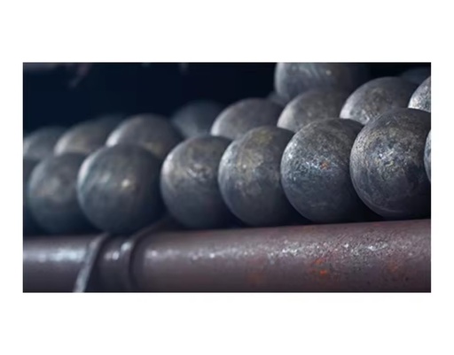 High Chrome Cast Steel Grinding Media Ball for Copper Ore Grinding Size 50mm Chrome Range 16-18% for Mining Sector