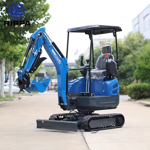 R15 Excavators Mining Digger Machine Mini Bagger Snow Rotary Kubota Engine Excavator for Sale