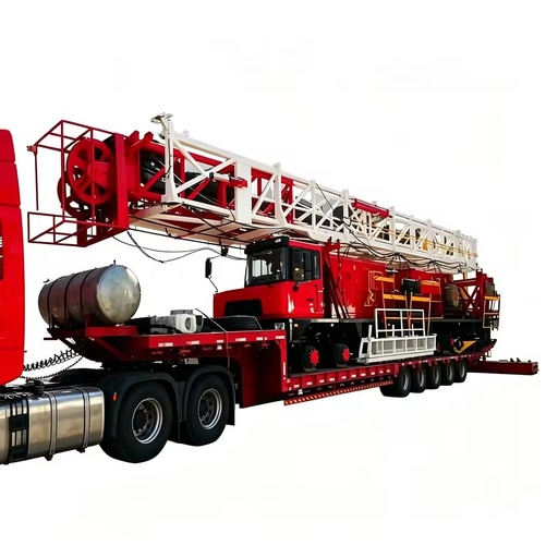 Heavy Duty XJ550 Self-propelled Drilling Workover Rig Caterpillar Engine Allision Transmission Land Oilfield Service Machine