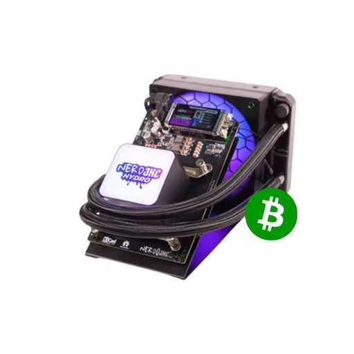 Cheap Mining Rig Machine Solominer Bitcoin Miners SHA-256 Mining BTC Crypto SOLO NerdQaxe+ Hydro Metal 35dB 2.5Th/s