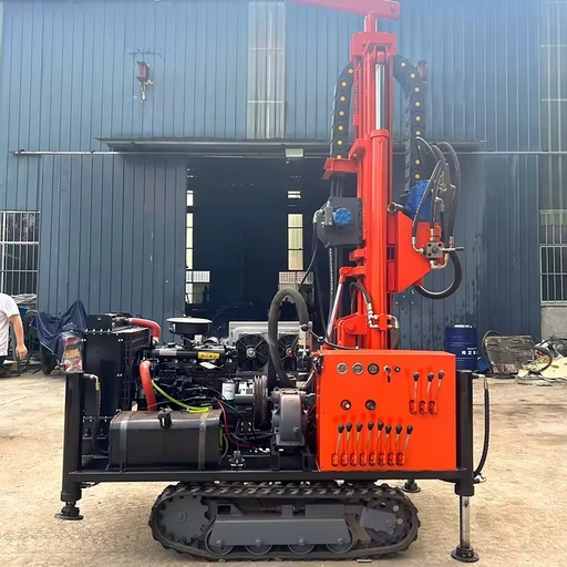 Diesel Model Water Well Borehole Drill Rig Hydraulic DTH Water Well Drilling Rig for Sale
