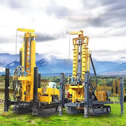 Diesel-Powered Crawler-Type Pneumatic Drilling Rig for Geological Exploration Top-Drive Water Well Drilling Machine for