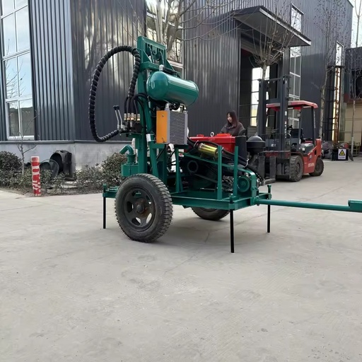 Factory Price of the Latest 100m Rotary Drilling Rig with Diesel Engine Automatic Features