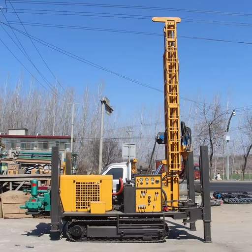 Pneumatic Drill Rig Machine for Water Wells 400m Borehole Drilling with Gear and Pump-New or Used Core Components Included